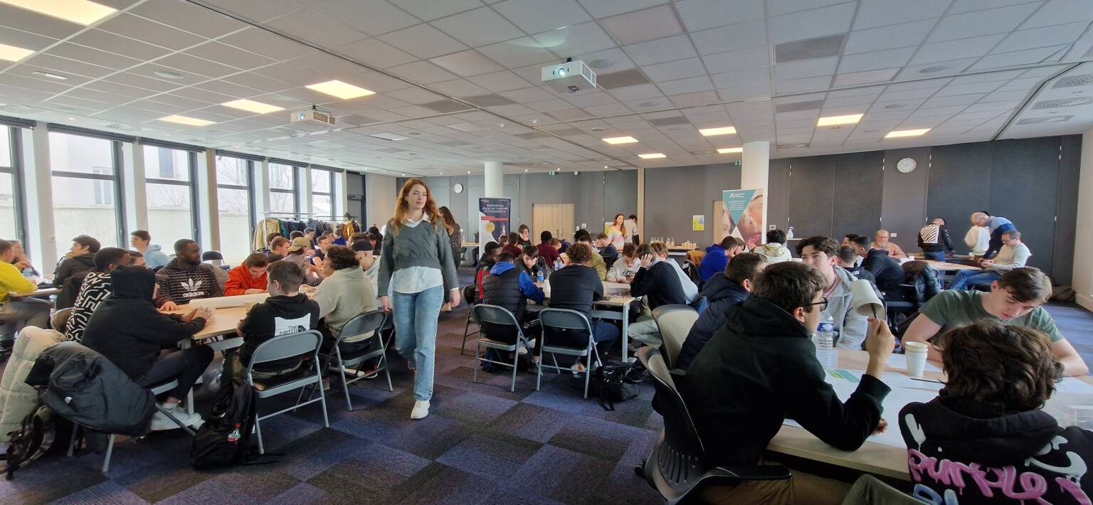 Journée Mini Entreprise S avec les élèves de Terminale STI2D Aux